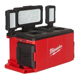 Faro M18™ PACKOUT™ e caricabatterie Batteria/Corrente Milwaukee M18 POALC-0