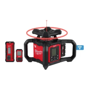 Livella Laser Rotante M18™ Raggio orizzontale e verticale rosso con  ONE-KEY™ Milwaukee M18 RLOHV1200-501C